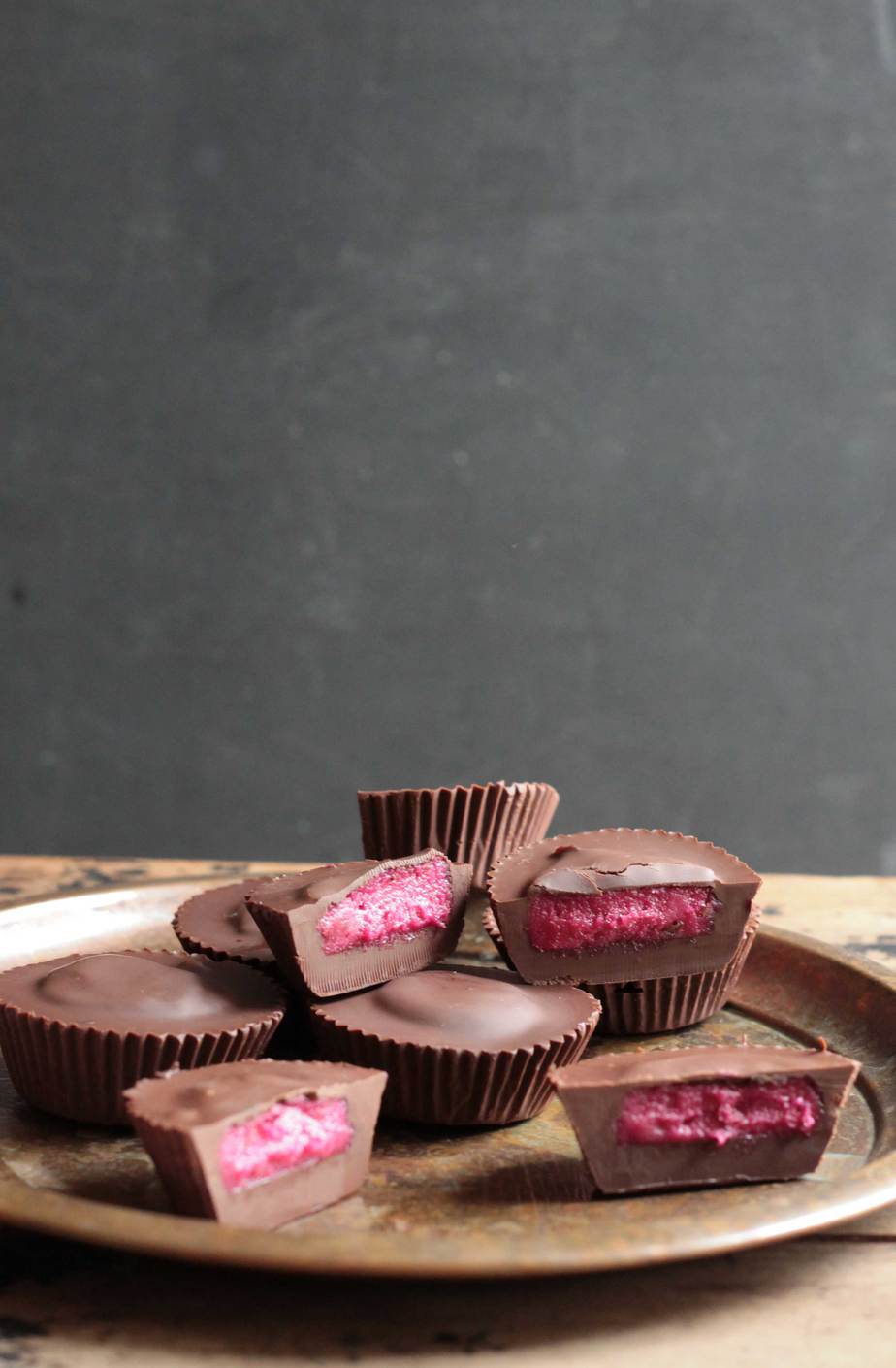 A pile of peanut butter cups.