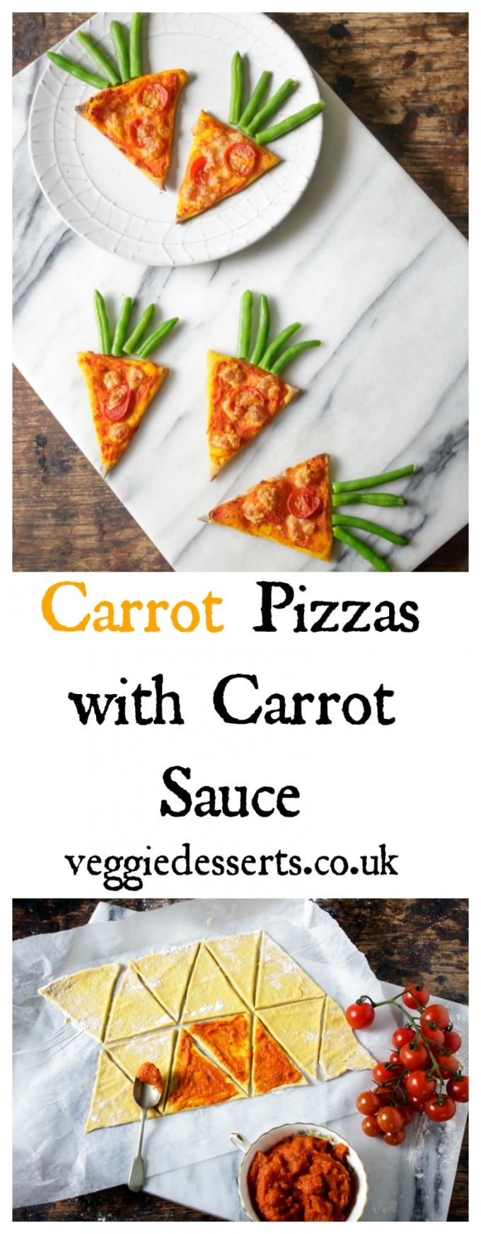 Carrot Pizza with Carrot Pizza Sauce | Veggie Desserts Blog
