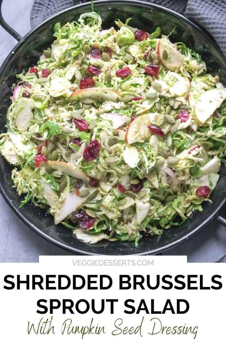 Bowl of salad with text overlay